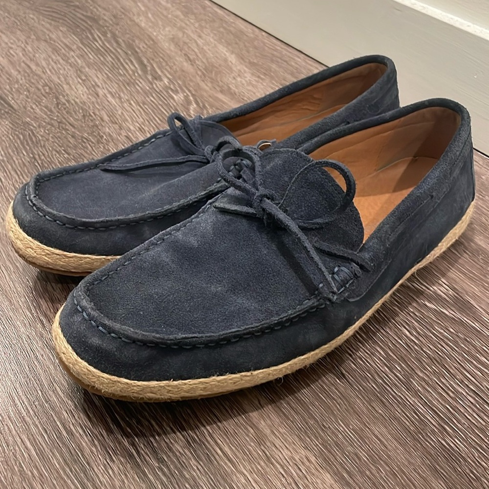 Blue Suede Loafers